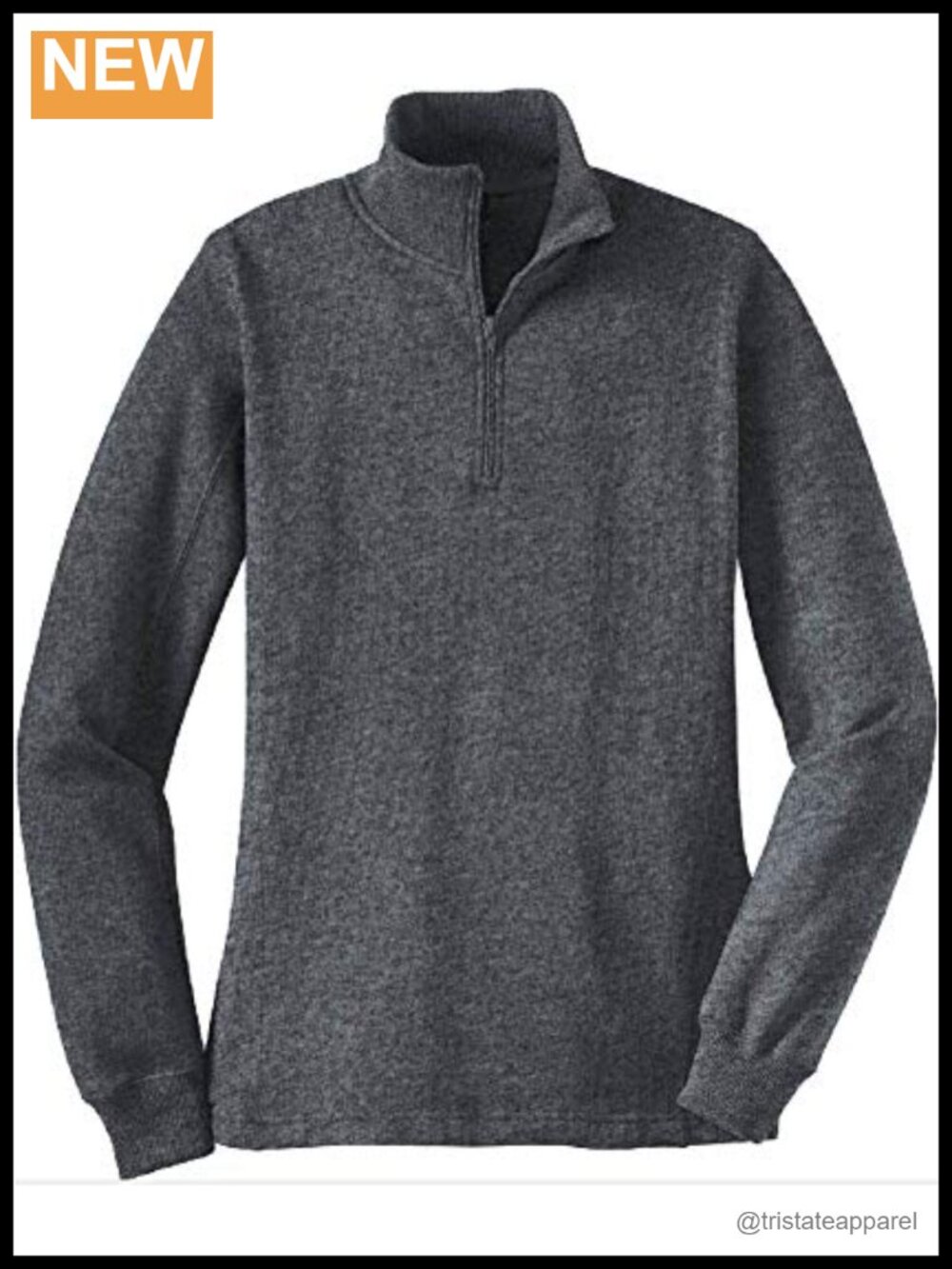 Ladies Athletic 1/4-Zip Sweatshirt Cotton Poly XS-4XL